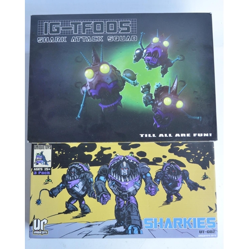 223 - Unique Toys UT-G02 'Sharkies' 3 figure Transformers set (all 4.5