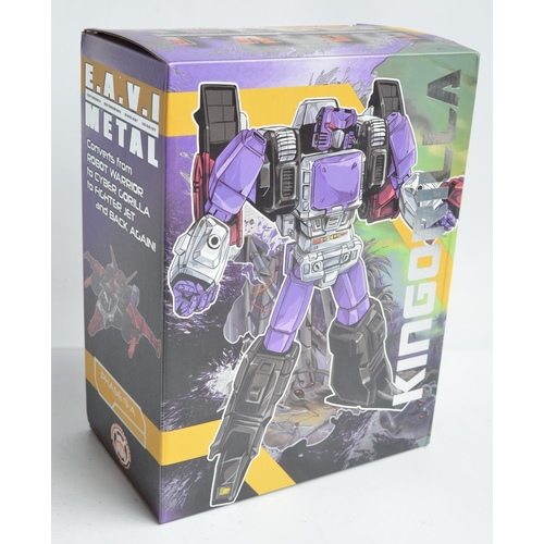 227 - KFC (Keith's Fantasy Models) EAVI Metal P-9A Kingorilla action Transformer model (approx figure heig... 