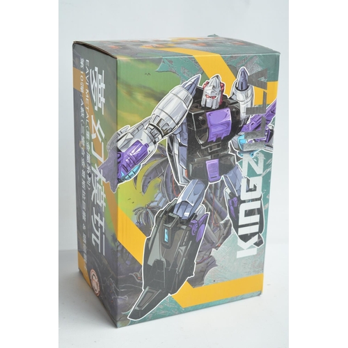 228 - KFC (Keith's Fantasy Models) EAVI Metal P-10A Kingzilla action Transformer model (approx figure heig... 