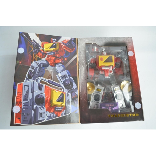 229 - Two Transformer action figures from KFC (Keith's Fantasy Models) EAVI Metal series to include P-4A T... 