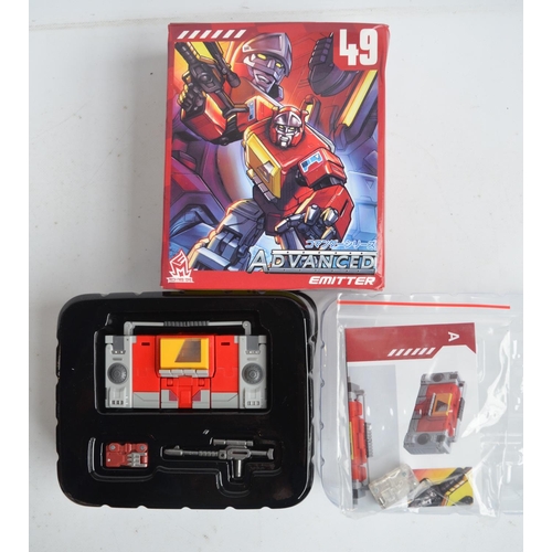 233 - Collection of Transformers Cassetticon action figures to include Robot Paradise RP-01 Acoustic Wave ... 