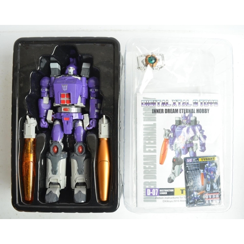 237 - Two Transformers action figures from Digital Xtal 9 Toys (Dx9/Freeman) to include D-07 Destructicon ... 