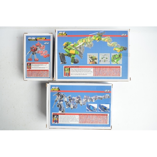 239 - Three Ocular Max Perfection series diecast Transformer action figures to include PS-01 'Sphinx' (6.5... 