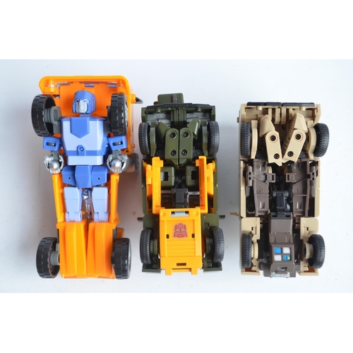 240 - Six Transformer action figures from Badcube Justice Force Robots Old Timer Series to include OTS-01 ... 