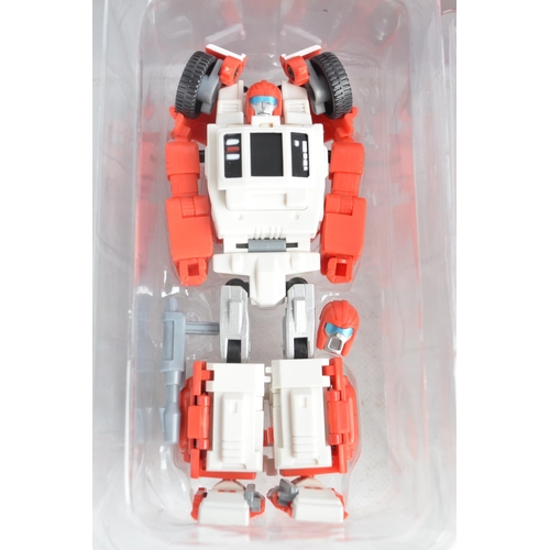 241 - Six Transformer action figures from Badcube Justice Force Robots Old Timer Series to include OTS-10 ... 