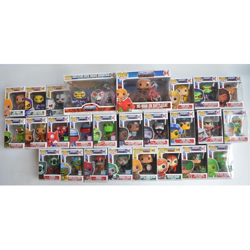 245 - Twenty six Masters Of The Universe themed Funko Pops models to include 2x large sets (23 Skeletor Wi... 