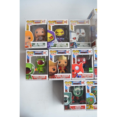 245 - Twenty six Masters Of The Universe themed Funko Pops models to include 2x large sets (23 Skeletor Wi... 