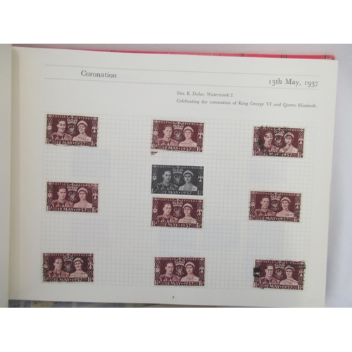 637 - Three Stanley Gibbons Great Britain Commemorative Stamps albums (2 partially filled 1 empty) and a l... 