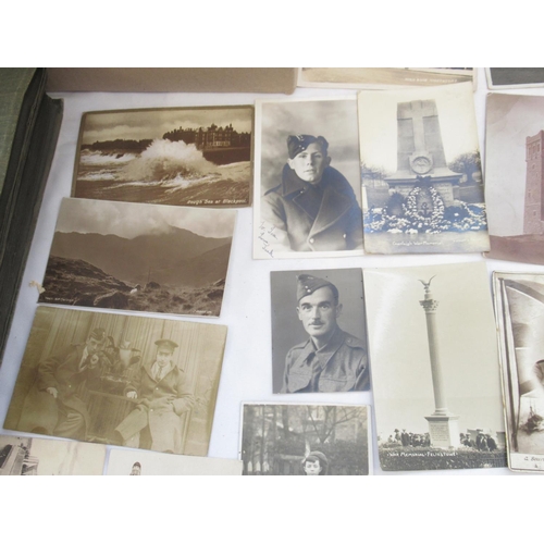 683 - Extremely large collection of C20th postcards to inc. soldiers,  camps, Cranleigh War Memorial, Wall... 