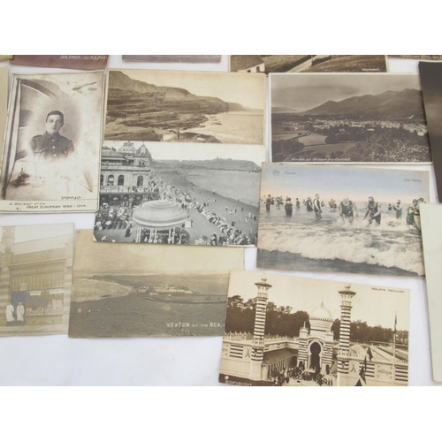 683 - Extremely large collection of C20th postcards to inc. soldiers,  camps, Cranleigh War Memorial, Wall... 