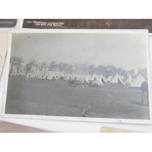 683 - Extremely large collection of C20th postcards to inc. soldiers,  camps, Cranleigh War Memorial, Wall... 