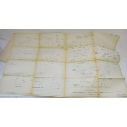 685 - Mixed collection of Railway related, National Coal Board and other schematics/diagrams (8) and ephem... 