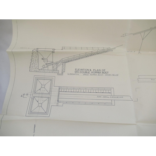 685 - Mixed collection of Railway related, National Coal Board and other schematics/diagrams (8) and ephem... 