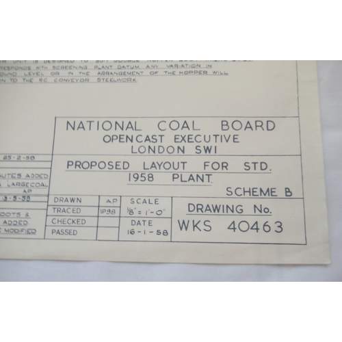 685 - Mixed collection of Railway related, National Coal Board and other schematics/diagrams (8) and ephem... 