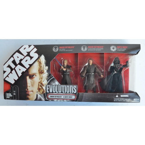 101 - Three Hasbro Star Wars multi figure Evolutions series 4