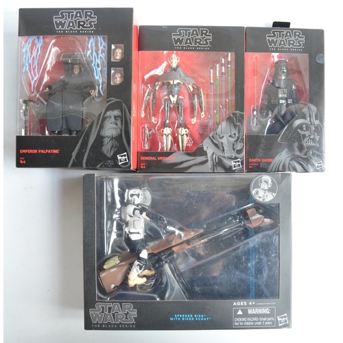 104 - Four boxed Hasbro Black Series 6