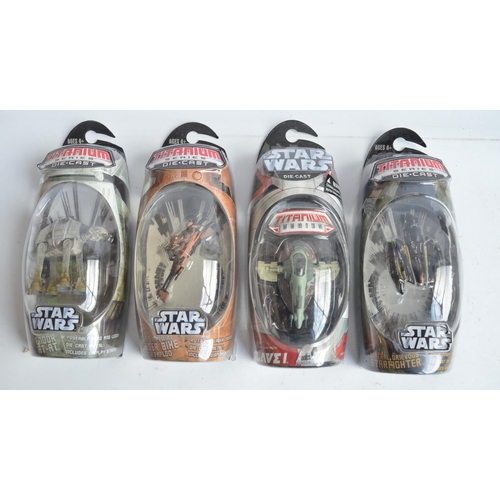 109 - Collection of Star Wars themed toys, models, model kits etc to include Jakks Pacific 20