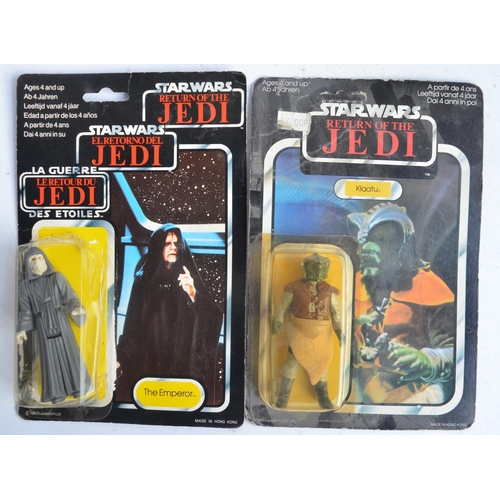 110 - Collection of early 1980's Star Wars models and action figures to include a boxed Palitoy Return Of ... 