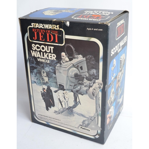 110 - Collection of early 1980's Star Wars models and action figures to include a boxed Palitoy Return Of ... 