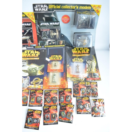 115 - Extensive collection of Star Wars syndicated magazine models (with some magazines) from DeAgostini t... 