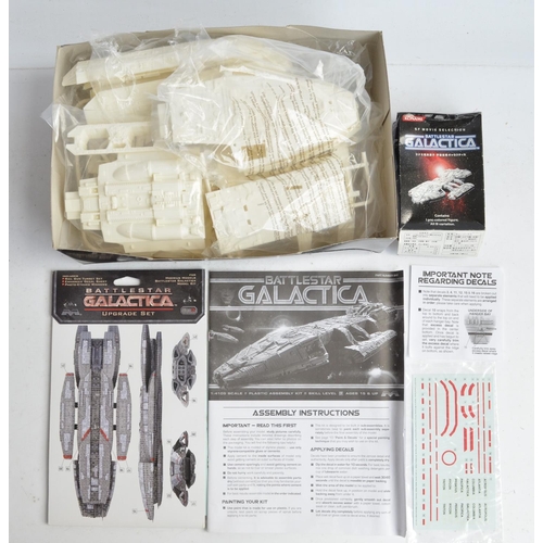 118 - Rare Moebius 1/4105 scale Battlestar Galactica model kit with Moebius decal upgrade set. Some sprue ... 