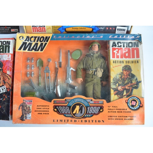 103 - Action Man 30th anniversary Action Soldier and 40th anniversary Action Soldier/Fighting Men boxed mu... 