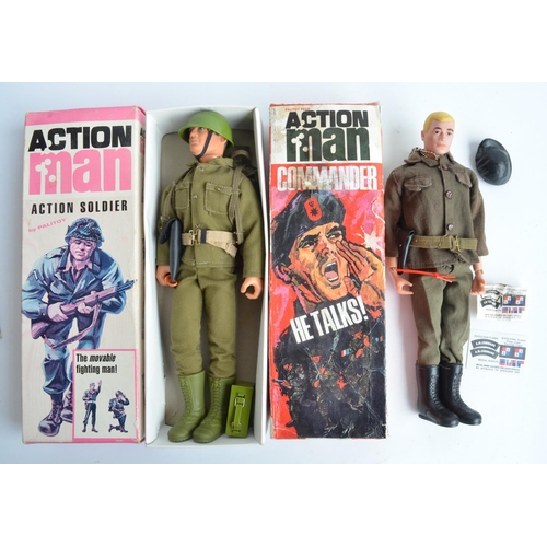 103 - Action Man 30th anniversary Action Soldier and 40th anniversary Action Soldier/Fighting Men boxed mu... 