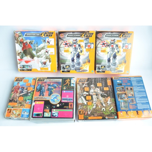 104 - Seven modern Hasbro Action Man boxed sets to include 2x Power Extreme, Operation SOS, Mission Amazon... 