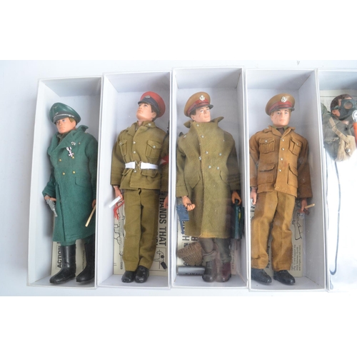 106 - Thirteen Action Man action figures in replacement boxes, most with original instruction sheets, incl... 