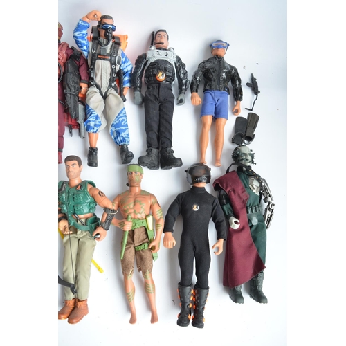 111 - Collection of previously used Action Man and G.I.Joe action figures and accessories including spare ... 