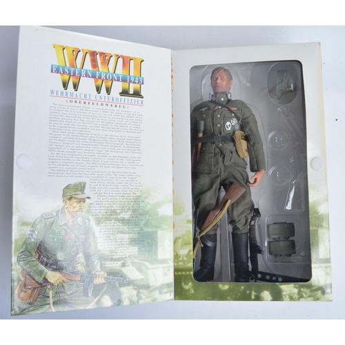 112 - Three boxed 1/6 scale action figures to include Dragon Totenkopf Division NCO 'Herman' and Wehrmacht... 