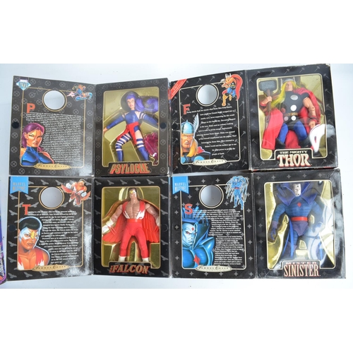 116 - Collection of boxed super hero action figures from Toybiz and Hasbro to include 5x Toybiz Famous Cov... 