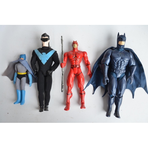 117 - Collection of superhero action figures (most approx height 8