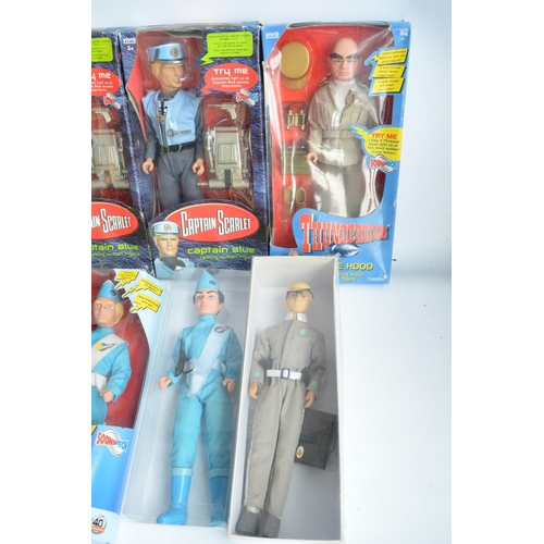 118 - Collection of Thunderbirds, Captain Scarlet and Joe 90 action figures and models to include large bo... 