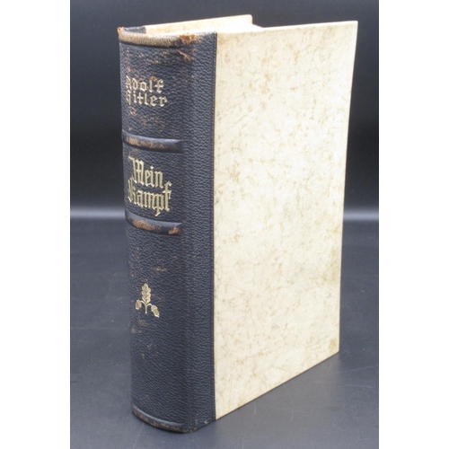 699 - Hitler (Adolf) Mein Kampf 1937 Wedding edition, with gilt tooled cover