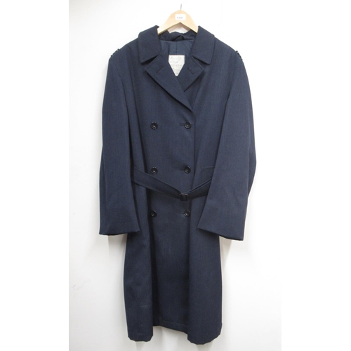 1330 - C1940s/50s Royal Air Force Squadron Leader raincoat, size 182-100, with trousers. Modern RAF Squadro... 