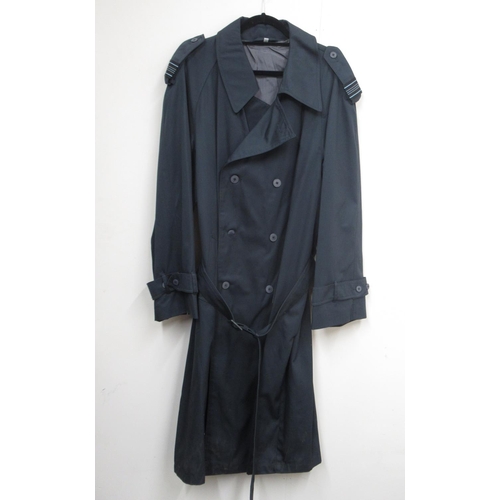 1330 - C1940s/50s Royal Air Force Squadron Leader raincoat, size 182-100, with trousers. Modern RAF Squadro... 