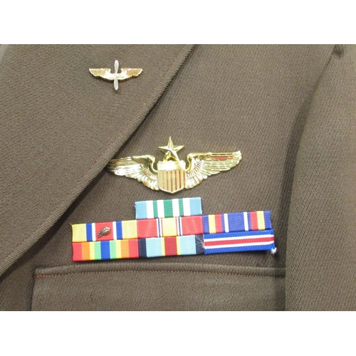 1339 - U.S. Air Force officer's uniform with shirt, tie, and trousers. W50cm