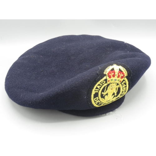 1344 - WWII Civil Defence Corps Warden's tunic (W39cm), trousers (36'') and cap