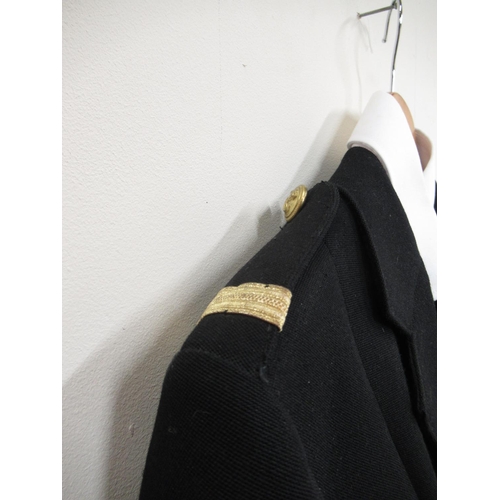 1346 - Royal Navy Women's Officer tunic (W41cm) and skirt, with accompanying Officer's cap and Long Service... 