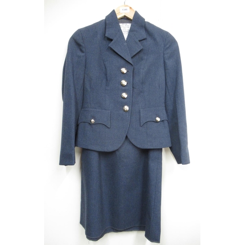 1348 - Women's Royal Air Force unform with skirt and cap, size 154/84/64