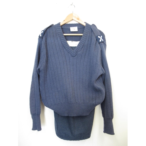 1350 - Royal Air Force women's jumper (size 6) and skirt