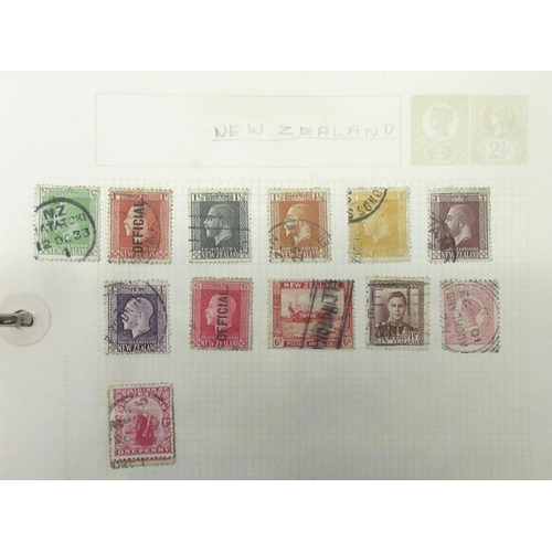 1079 - Collection of All World and GB stamps, loose and in albums, mixed collection of postcards, framed 'T... 