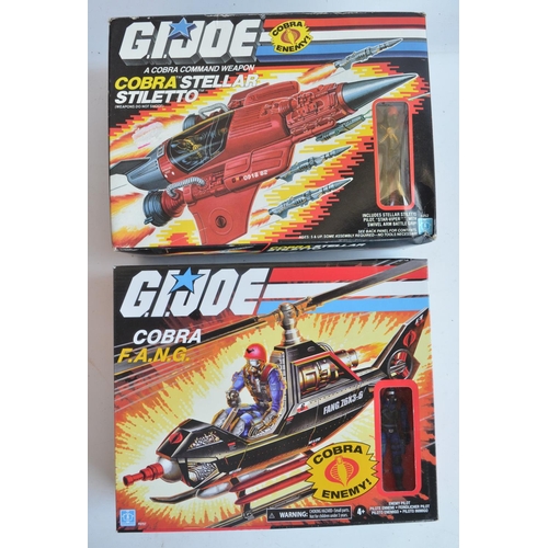 254 - Four boxed Hasbro G.I.Joe model playsets to include a Phantom X-19 (excellent little used condition,... 