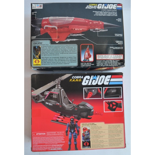 254 - Four boxed Hasbro G.I.Joe model playsets to include a Phantom X-19 (excellent little used condition,... 