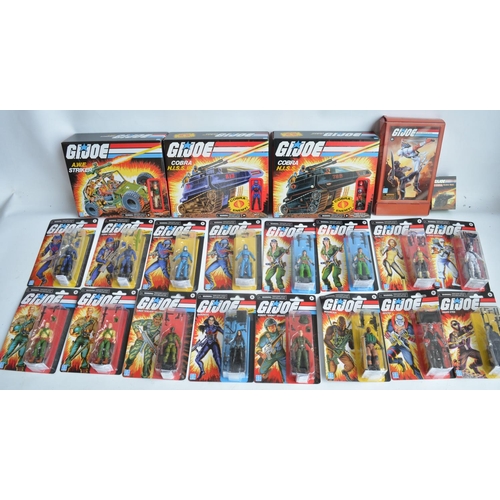 256 - Collection of boxed G.I.Joe action figures and sets to include 16 individual figures (some repetitio... 