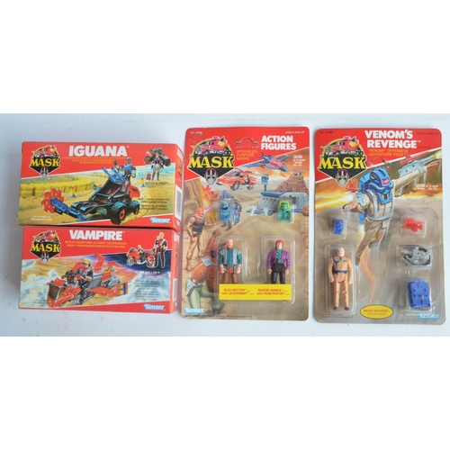 257 - Collection of vintage Kenner Mask action figures and play sets to include Switchblade, Volcano, Goli... 