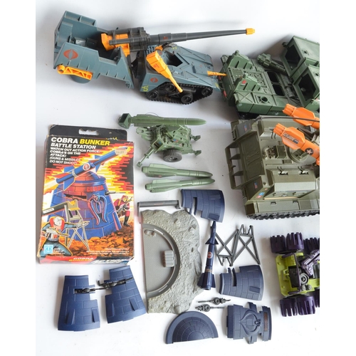 259 - Extensive collection of Hasbro G.I.Joe Action Force models, action figures and loose parts, all A/F.... 