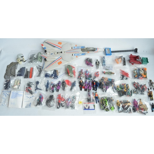 259 - Extensive collection of Hasbro G.I.Joe Action Force models, action figures and loose parts, all A/F.... 