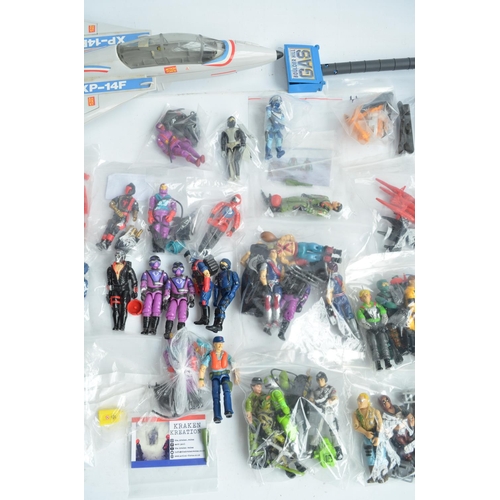 259 - Extensive collection of Hasbro G.I.Joe Action Force models, action figures and loose parts, all A/F.... 